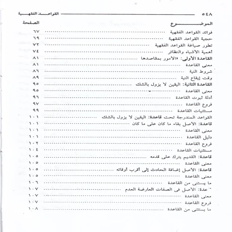 القواعد الفقهية