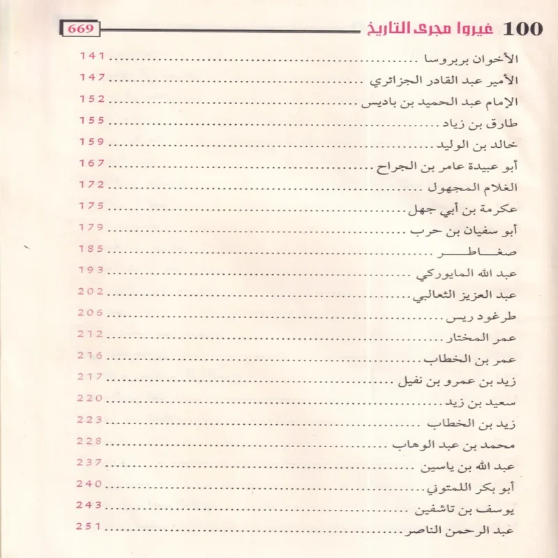 100 مائة من عظماء أمة الإسلام غيروا مجري التاريخ