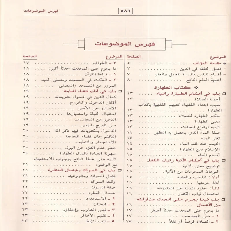 الملخص الفقهي