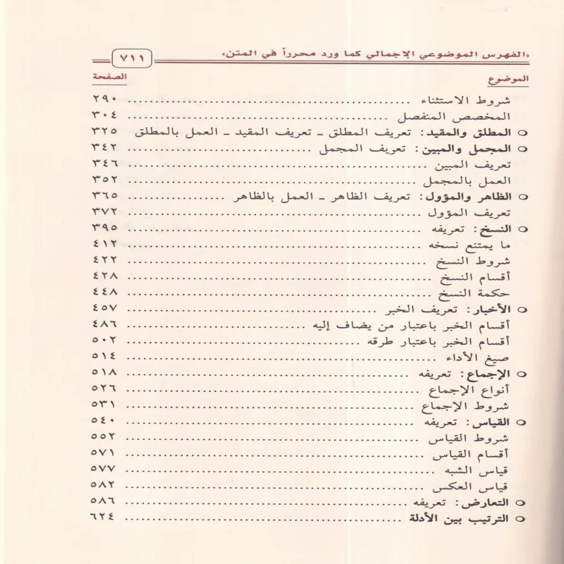 شرح الأصول من علم الأصول