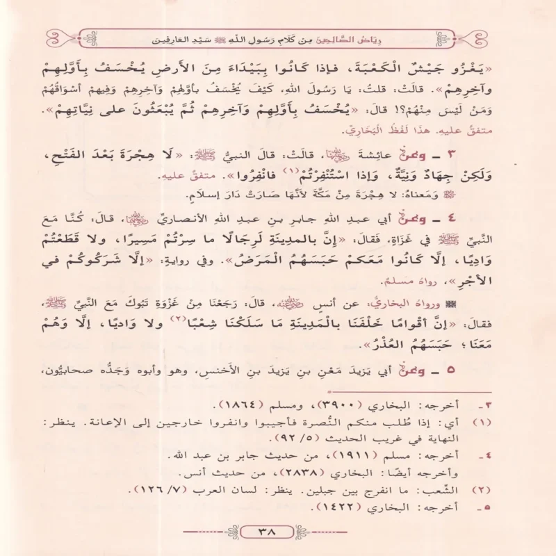 13819-3 رياض الصالحين من كلام رسول الله صلى الله عليه وسلم سيد العارفين