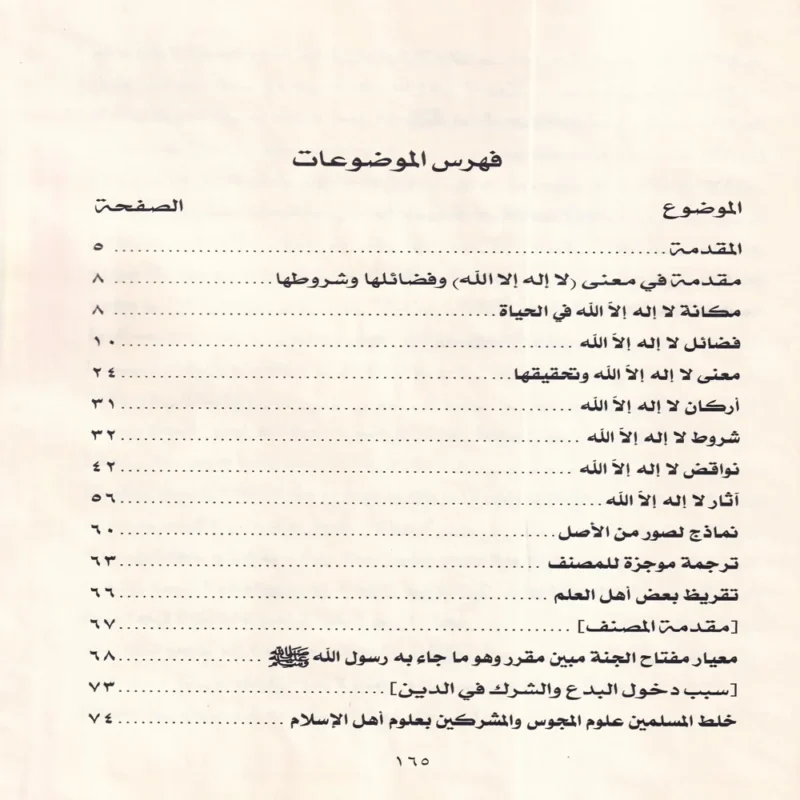 مفتاح الجنة لا اله الا الله او مفتاح دار السلام