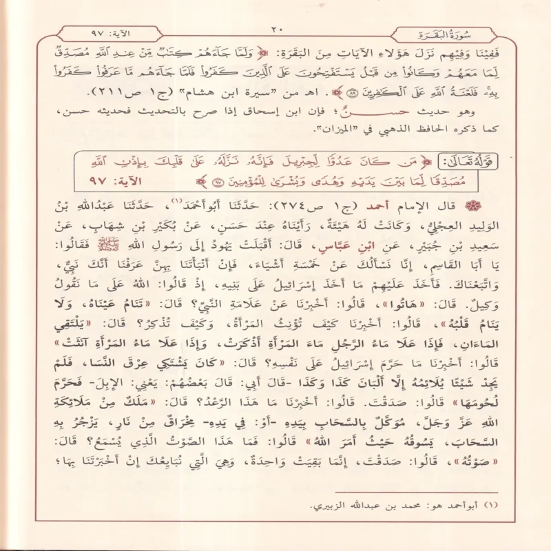 الصحيح المسند من أسباب النزول