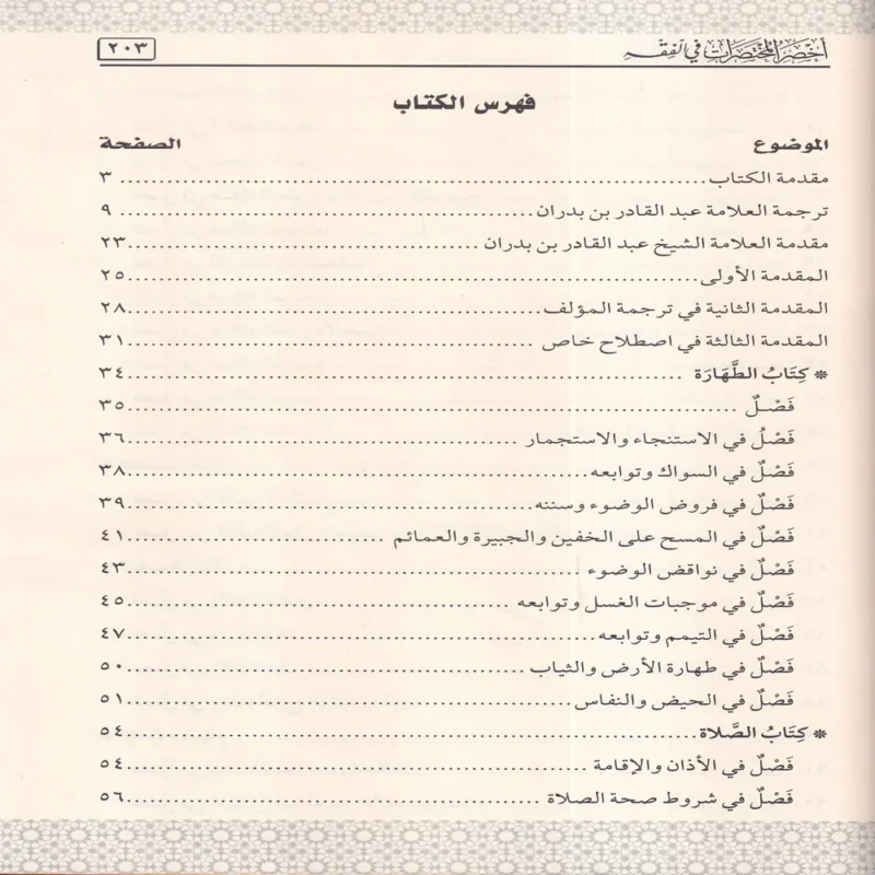 اخصر المختصرات