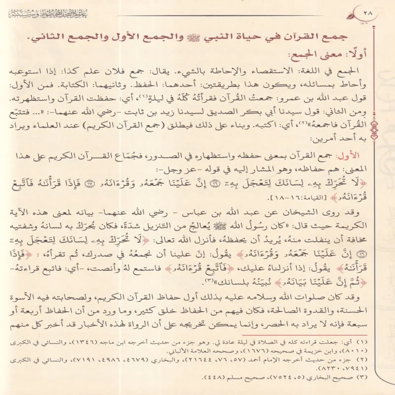 علوم المصحف المخطوط وسننه