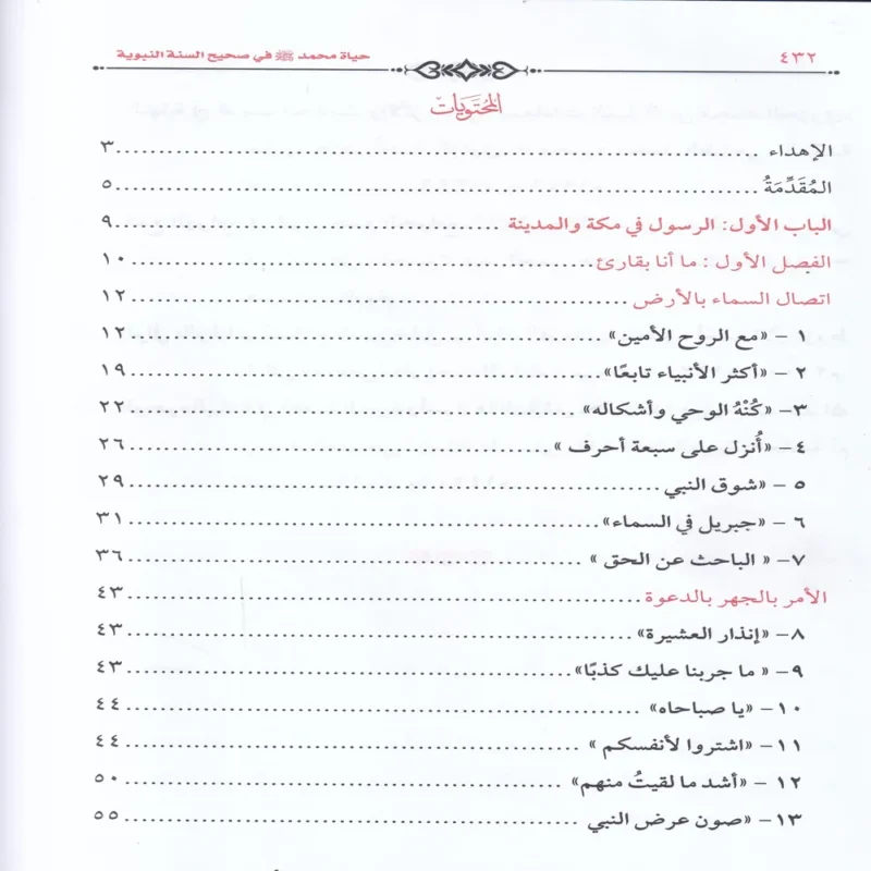 حياة محمد (صلي الله عليه وسلم ) في صحيح السنة النبوية