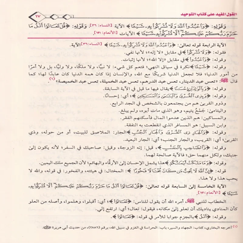 القول المفيد علي كتاب التوحيد