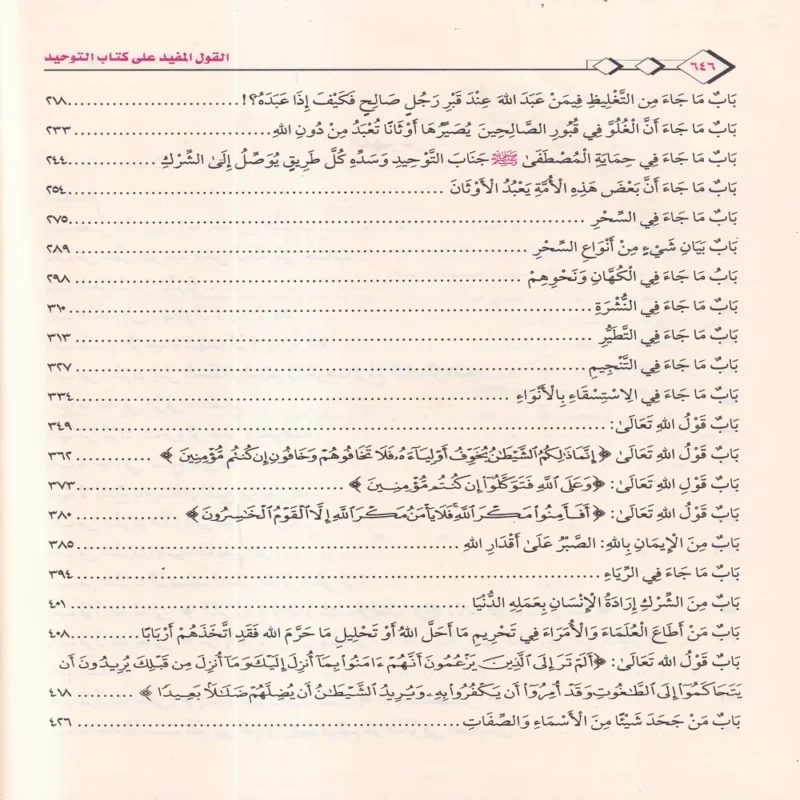 القول المفيد علي كتاب التوحيد