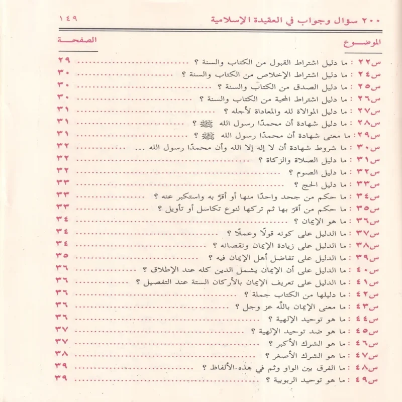 200 سؤال وجواب في العقيدة الإسلامية