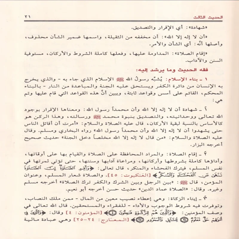 الوافي في شرح الأربعين النووية